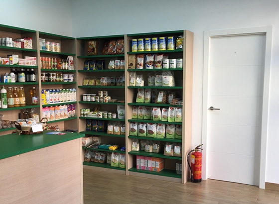 interior del herbolario Lavanda